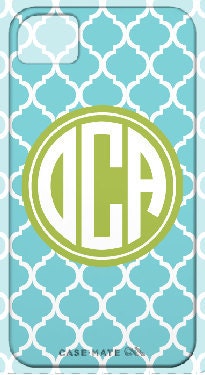 Personalized Monogram Cell Phone Cases NEW PATTERNS - iphone 5, iphone 4/4s, 3g, ipod, Samsung