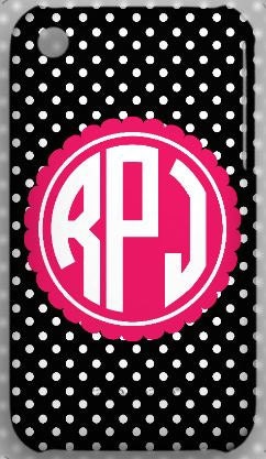 Personalized Monogram Cell Phone Cases NEW PATTERNS - iphone 5, iphone 4/4s, 3g, , ipod, Samsung