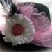 Mini Top Hat, Birthday Party Hat, Custom, Girls Birthday Decor, Handmade, One of a Kind, Audrey Hepburn, Paris Theme