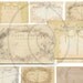 Vintage French Post Card Carte Postal Digital Collage Sheet for Scrapbooking Aceo ATC Altered Art