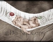 Large Baby Hammock Twin Photo Prop Custom Item Made to Order