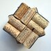 Wine Cork Coasters with Williamsburg Blue Ribbon