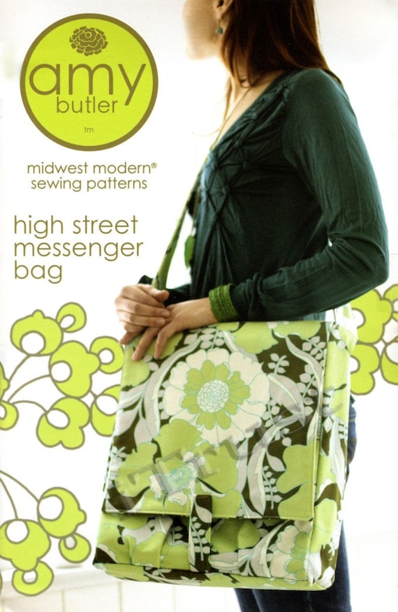 Amy Butler Sewing Pattern High Street Messenger Bag - FREE SHIPPING