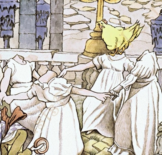 1980s MAURICE SENDAK Poster Print 'Return to Oz', Dorothy, Tin Man, Charming, Whimsical, Perfect for Framing