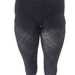 Black Crosshatch Pattern Leggings for MSD Ball Jointed Doll