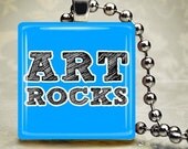 Art Rocks - Glass Tile Pendant (TRSA7)