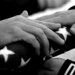 patriotic military burial moving united states flag image on paper art