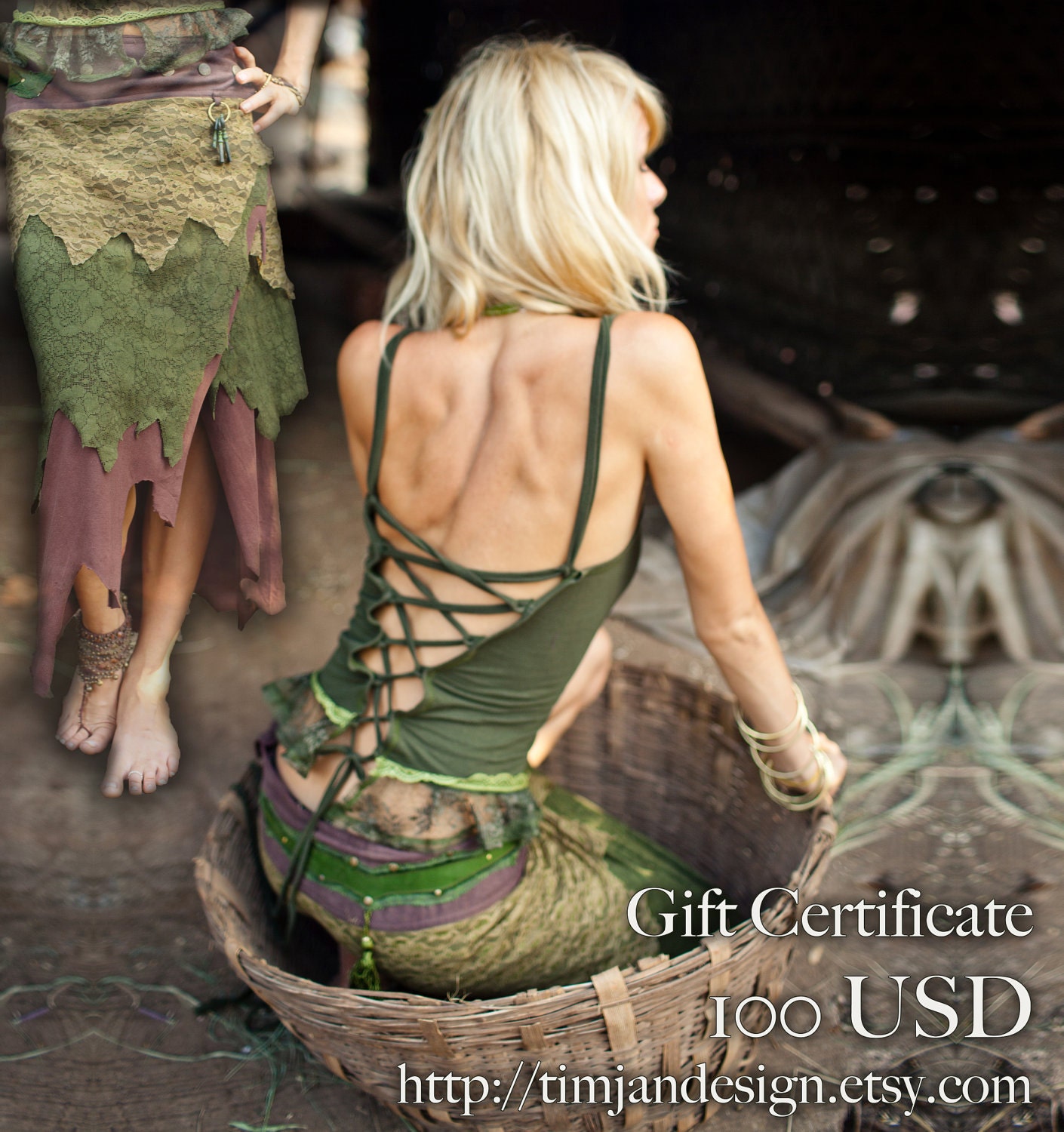Gift Certificate in TimjanDesigns' shop - 100 USD