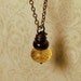 Citrine and Garnet Necklace