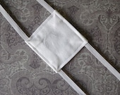 Eye-Patch - Plain White - Gothic Lolita - Gurorori- Guro Lolita - Made to Order