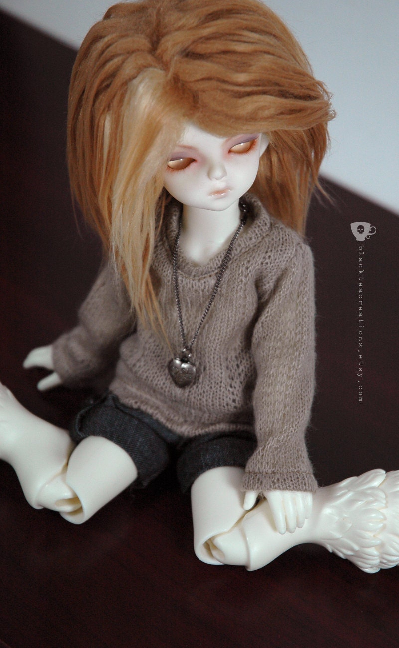 YoSD BJD Doll Necklace - Heart Locket - Made to Order