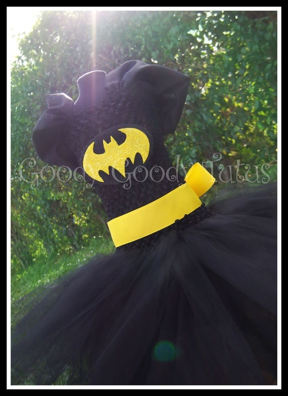 I'M BATGIRL Batman Inspired Tutu Dress - Small 12/18mos