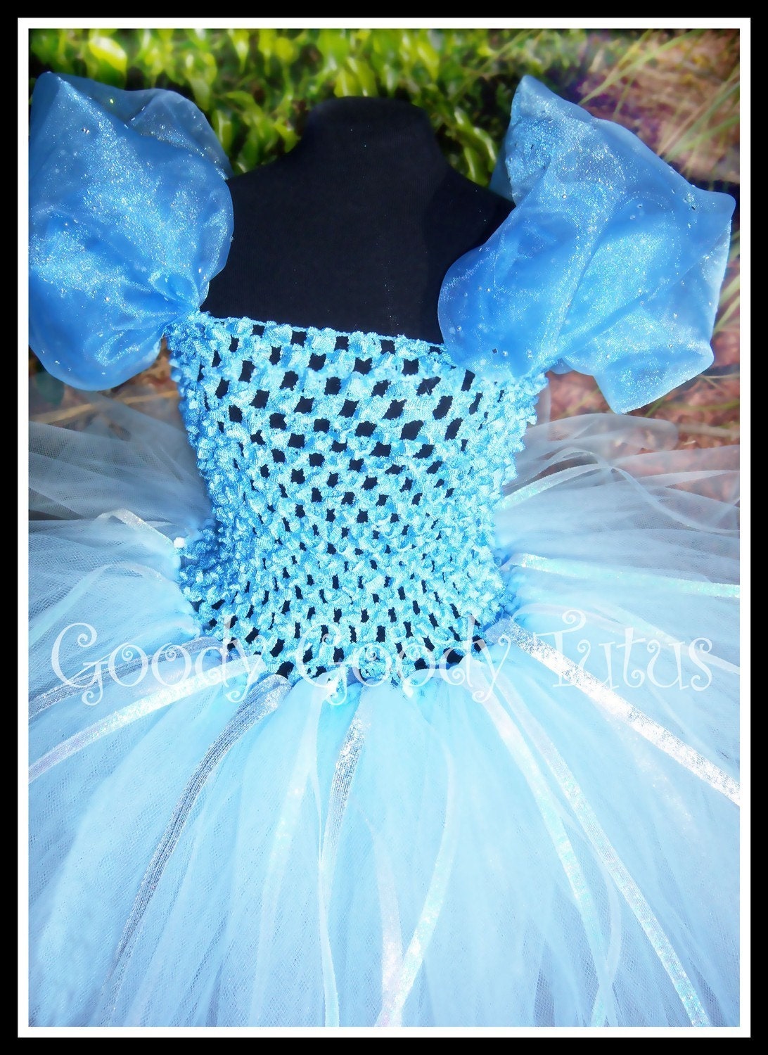 THE GLASS SLIPPER Cinderella Inspired Tutu Dress in Soft Blue