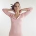 Cowl Neck Dress Dusty Pink, Black, Light Grey - Fitted A line below the knees dress - Donation to UNICEF - Item MM-DRT8200P3