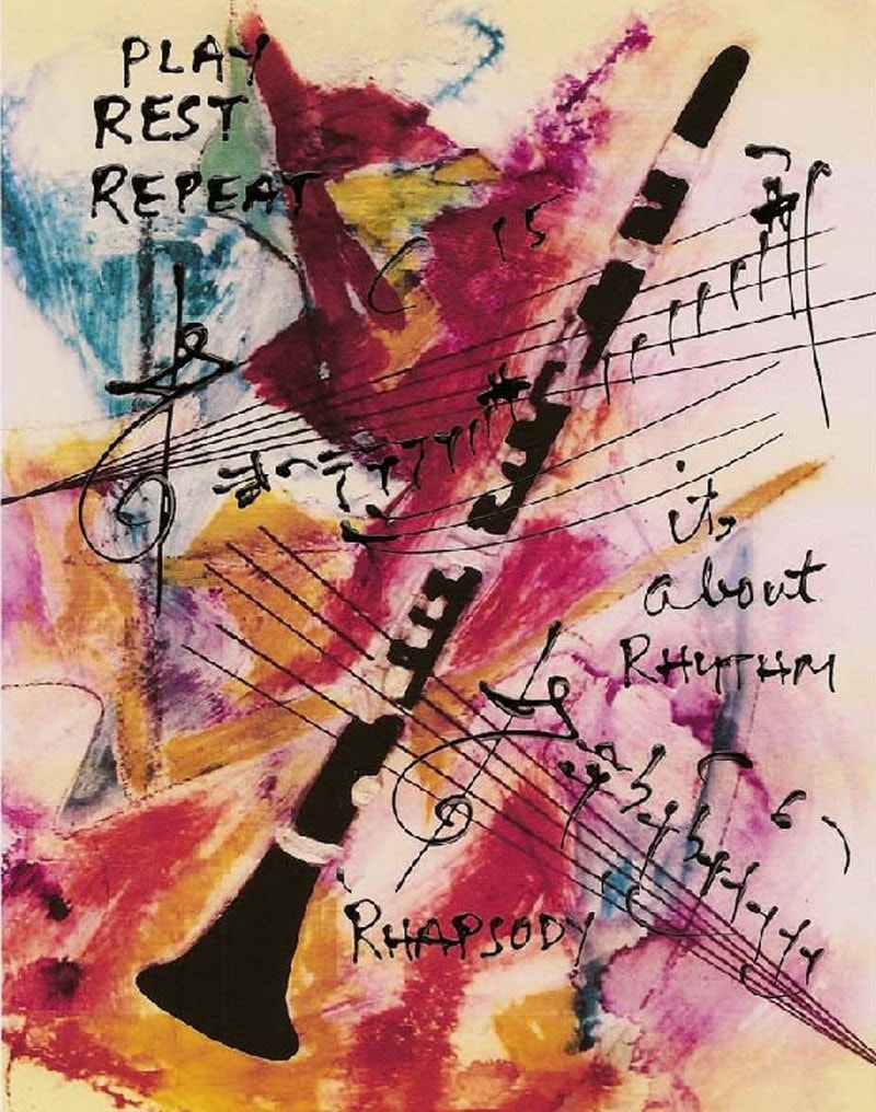 Music Print Hand Signed by PlayRestRepeat on Etsy