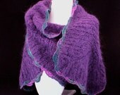 Alpaca Wrap Trimmed in Bamboo Ribbon