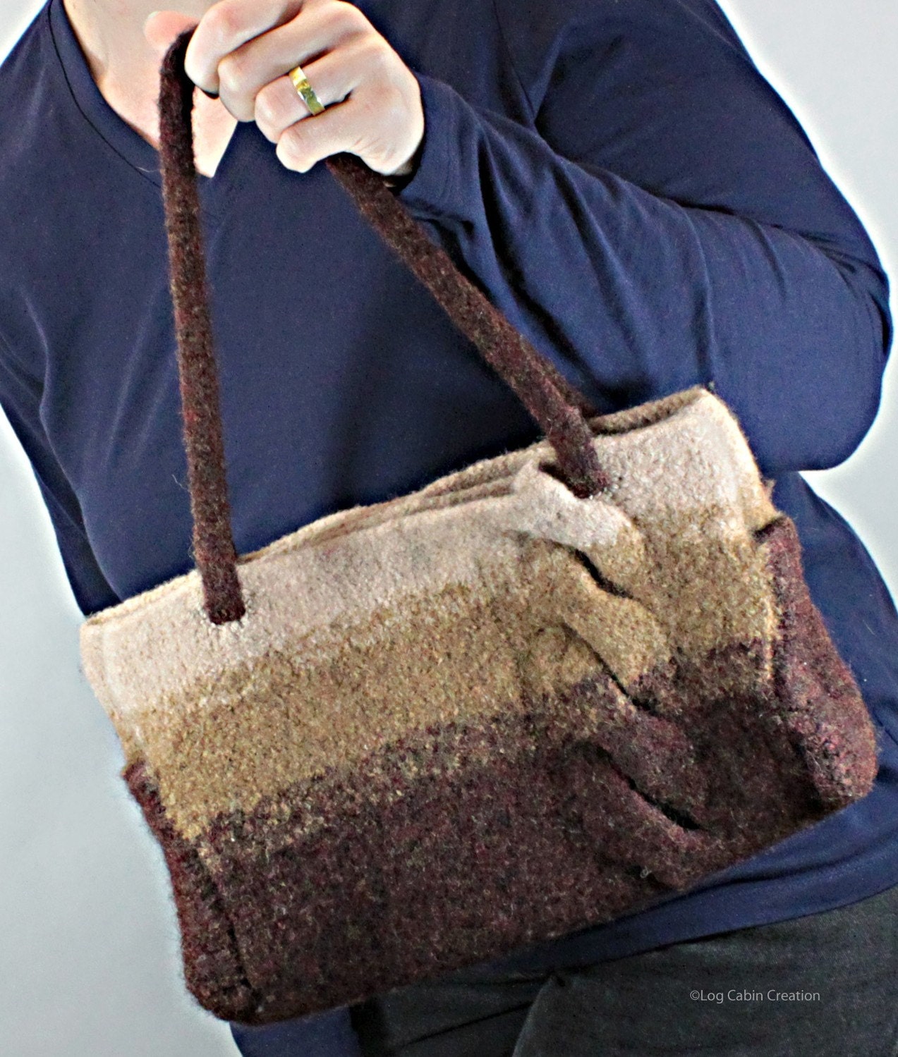 Felted Purse - Subtleties in Style