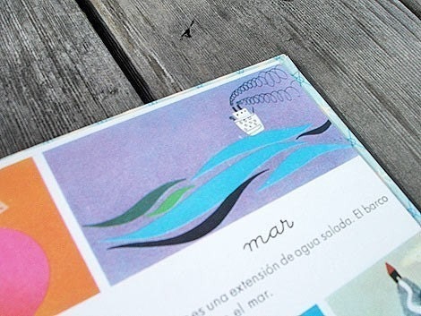 Vintage Modern Kids Book - Mi Diccionario Ilustrado