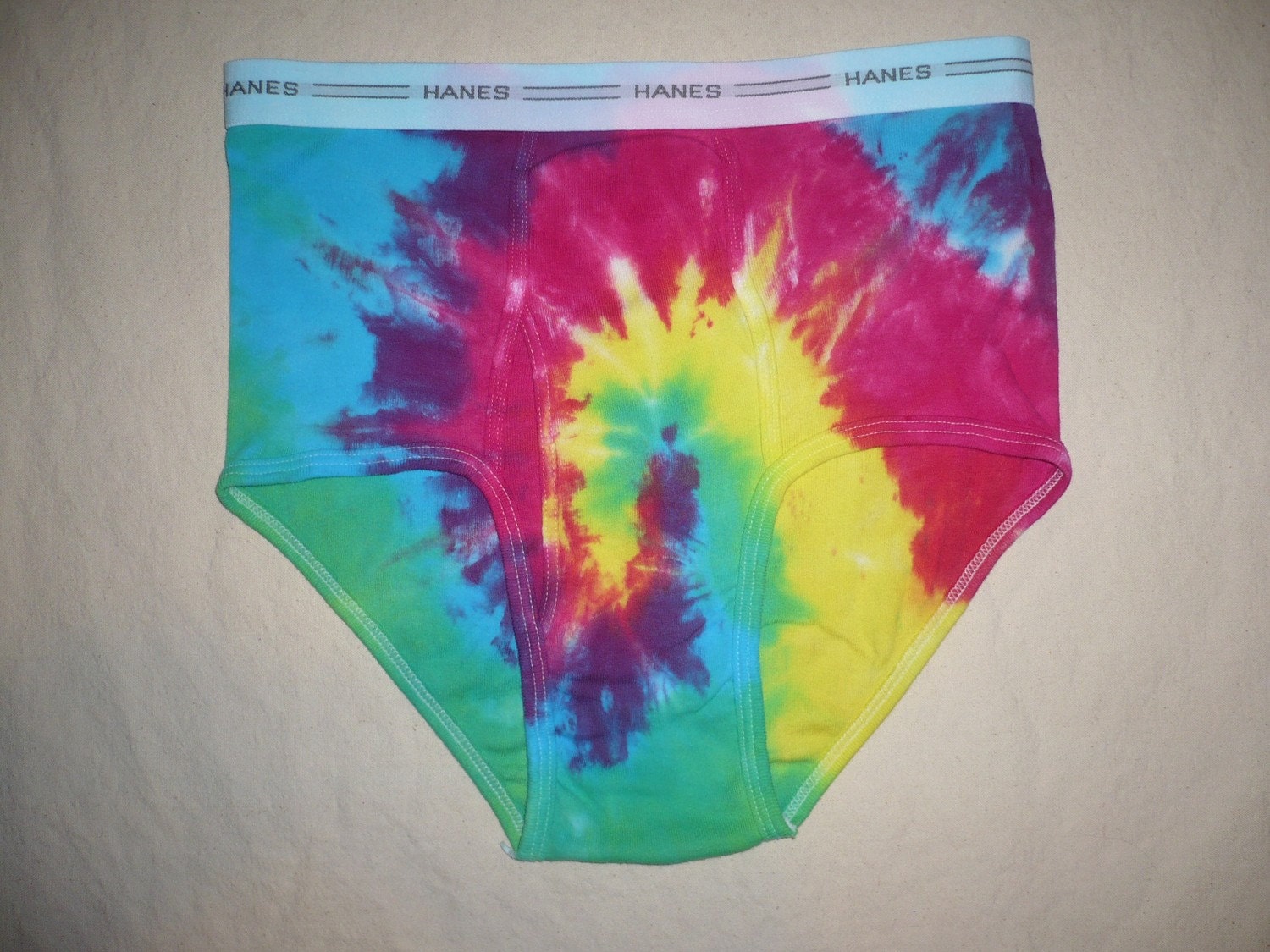 Items similar to Tie Dye Underwear Mens' Briefs Free US Shipping on