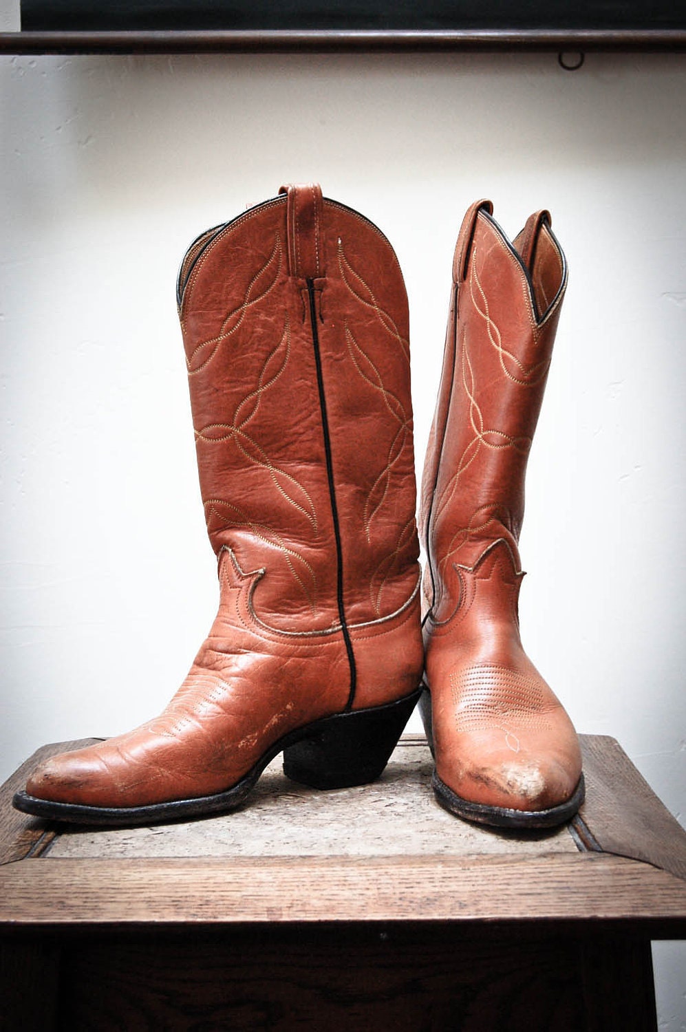 Tony Lamas Chestnut Mens 7.5 D