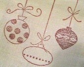 10 3x5 Ornament Trio Unbleached Muslin  drawstring bags/ pouches Great for Party favors Herbs Soaps etc WHOLESALE CRAFT SUPPLY