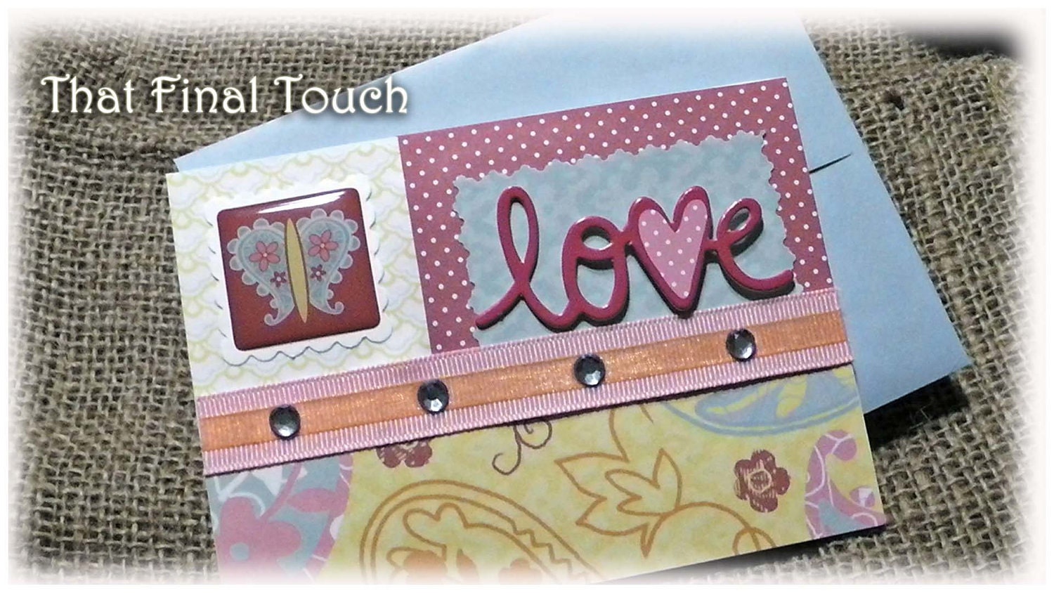 LOVE Greeting Card - Pastels