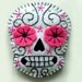 Day of the Dead Skull Felt Brooch