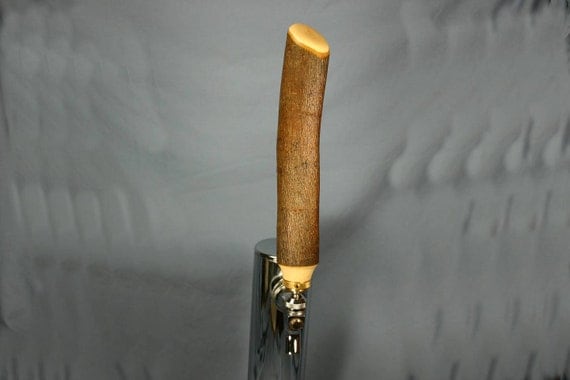 Beer Keg Tap Handle Rustic Branch Of Hawthorne By Jerryswoodworks