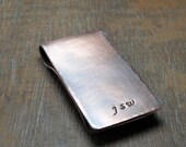 Personalized Copper Money Clip