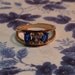 Elegant Vintage 1950s Blue Sapphire & Purple Amethyst 14k Yellow Gold Ring Size 6