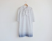 Vintage 1970s dress with ribbon tie.