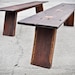 Reserved for Darren Boyd - Reclaimed Butterfly Bench 77x20x18 elegant rustic reclaimed boards ooak primitive teak