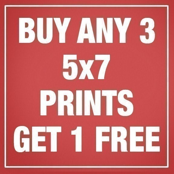 PROMOTION from KeepCalmShop -Buy any 3-5x7 Prints and GET 1-5x7 Print FREE