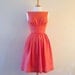 Red Linen Tiffany Prom Dress - made to measure - by Dig For Victory