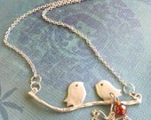 Spring time Love Birds Pendant