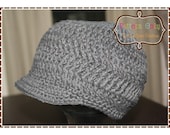 Newsboy Hat Crochet Pattern - KRISTI Adult - 506