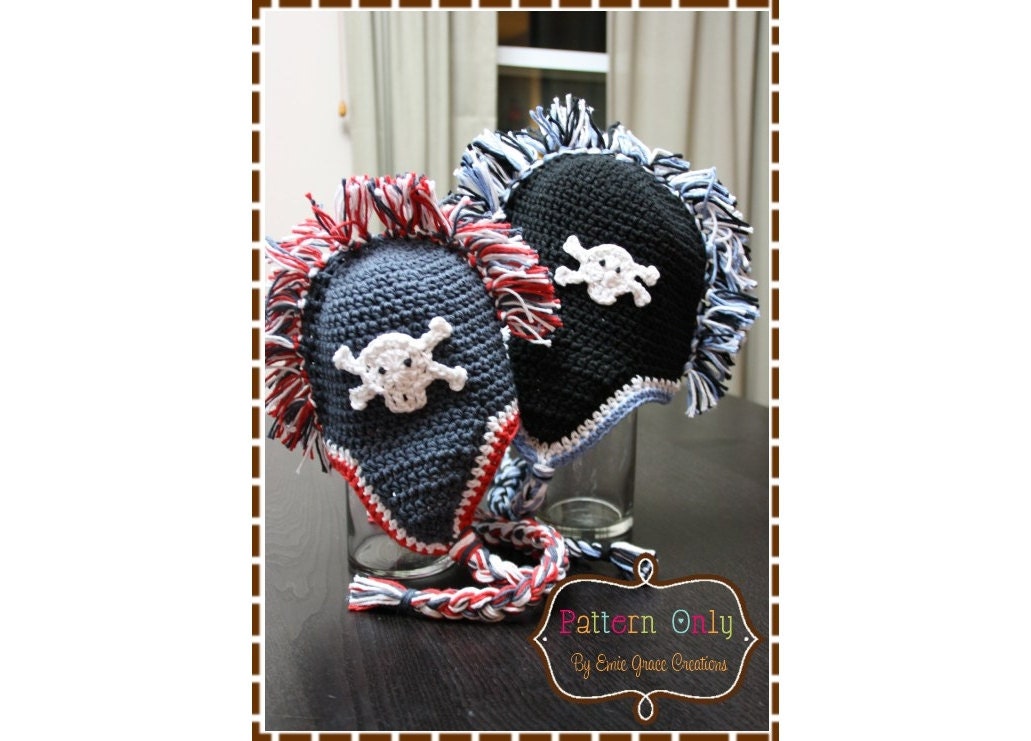 Mohawk Hat Crochet Pattern - MADDOX - 302 --- Permission to Sell FInished Items