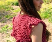 SALE Dark Rose Shrug Bolero READY TO SHIP