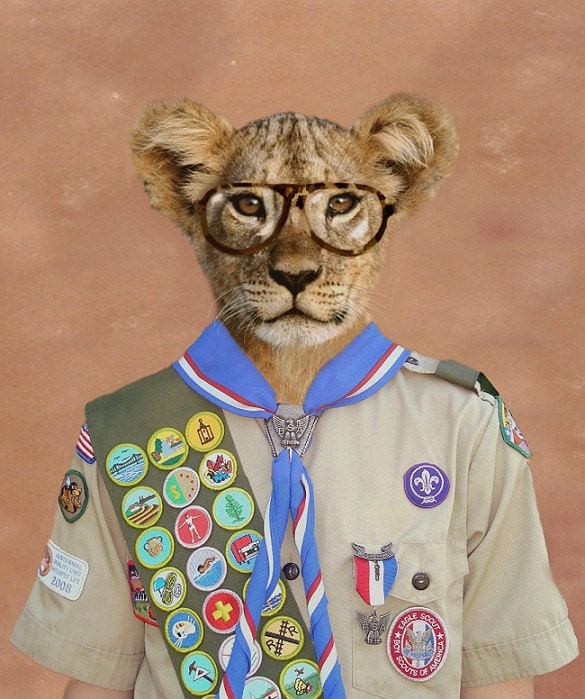 Scott the Scout - 8 X 10 Art Print