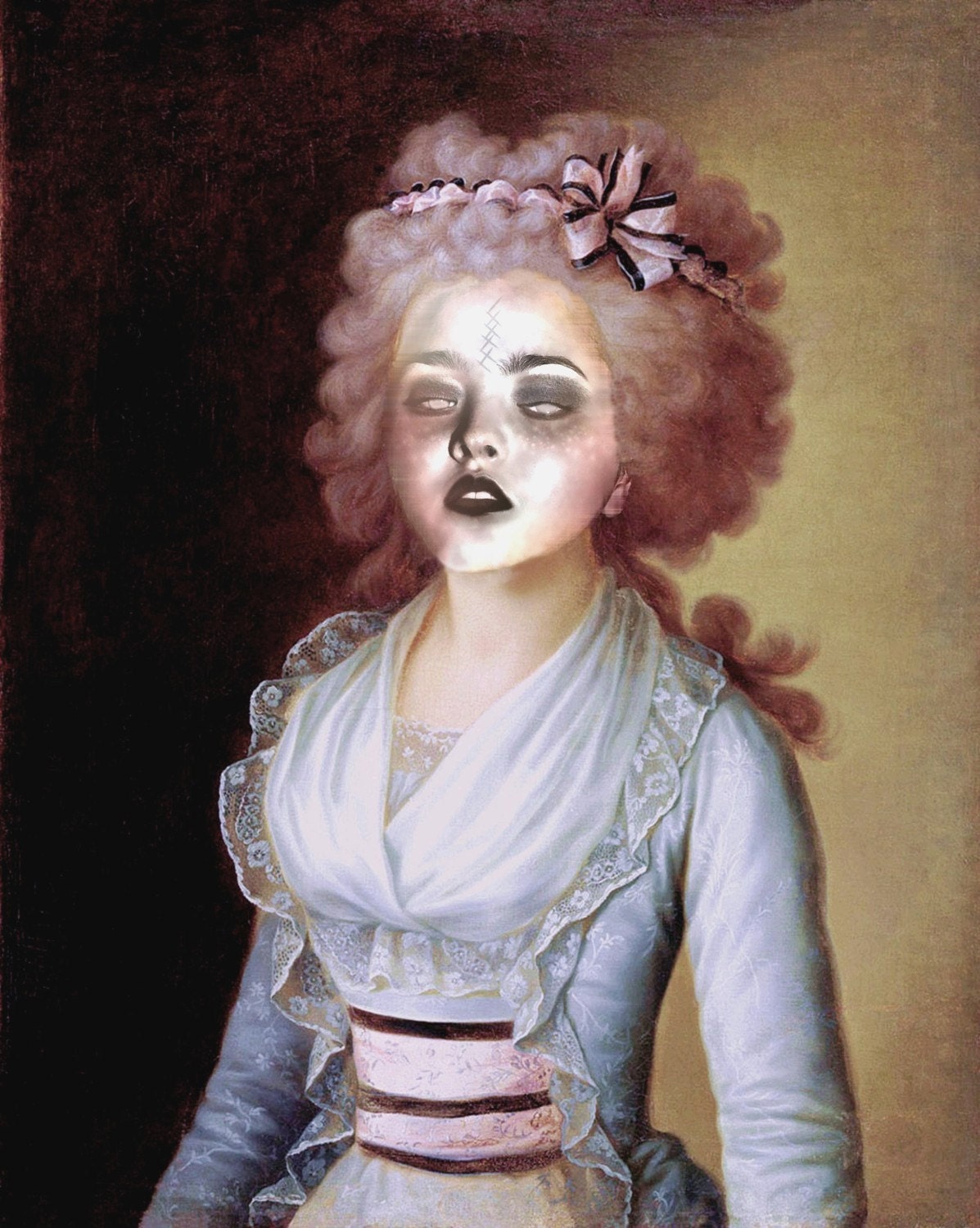 Zombie Contessa - Altered Image - 8 X 10 Art Print