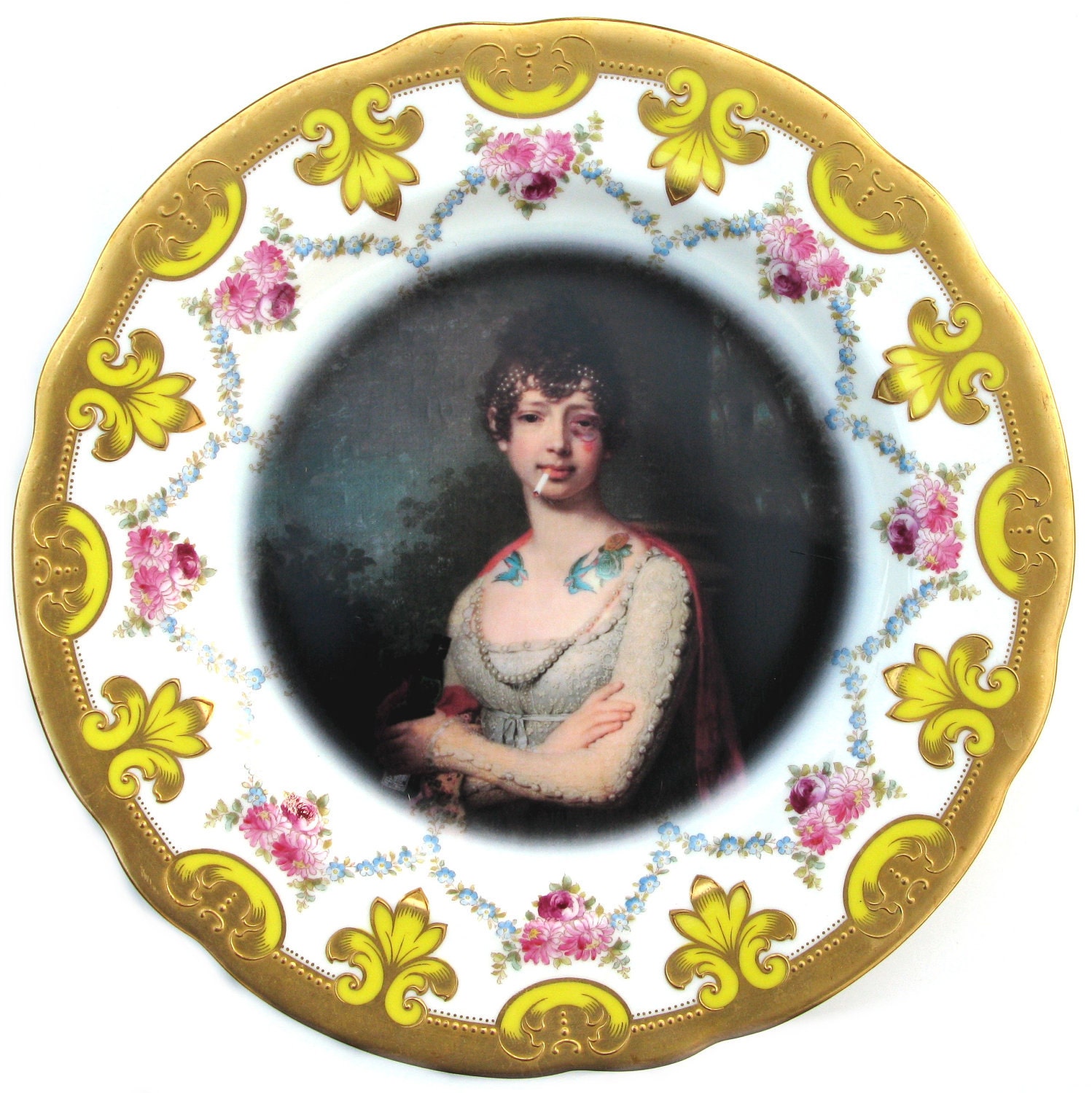 Katherine the Terrible - Altered Antique Plate