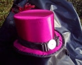Hand sewn custom made top hat.