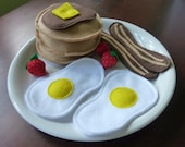 Deluxe Breakfast - Felt Play Food