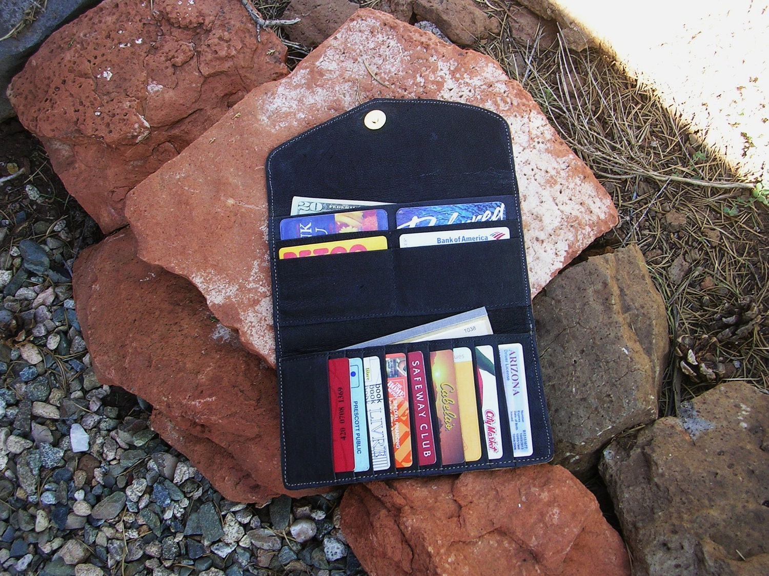 Womens leather wallet