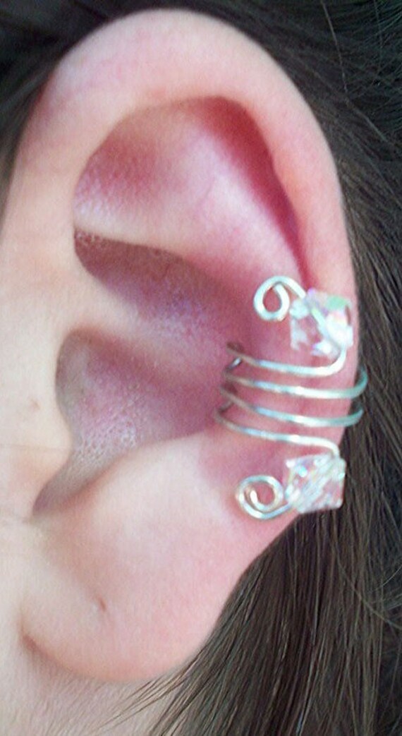 Pierceless Ear jewelry Mini Earlum cuff wrap by Earlums on Etsy