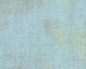 Blush Charmed sky blue grunge solid for Moda by Basic Grey-1 yard