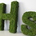 Woodland Moss Covered Monogram Letter- Small 8 Inch Using Eco-Friendly materials