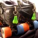 Skate Nuts - LIME GREEN - So redicilous you NEED a pair - Roller Derby