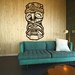 Hawaiian Tiki Dude with unique vintage look - very detailed- vinyl wall art decals graphic sticker by 3rdaveshore