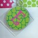 Animal print laminated bag tag by Toddle Tags